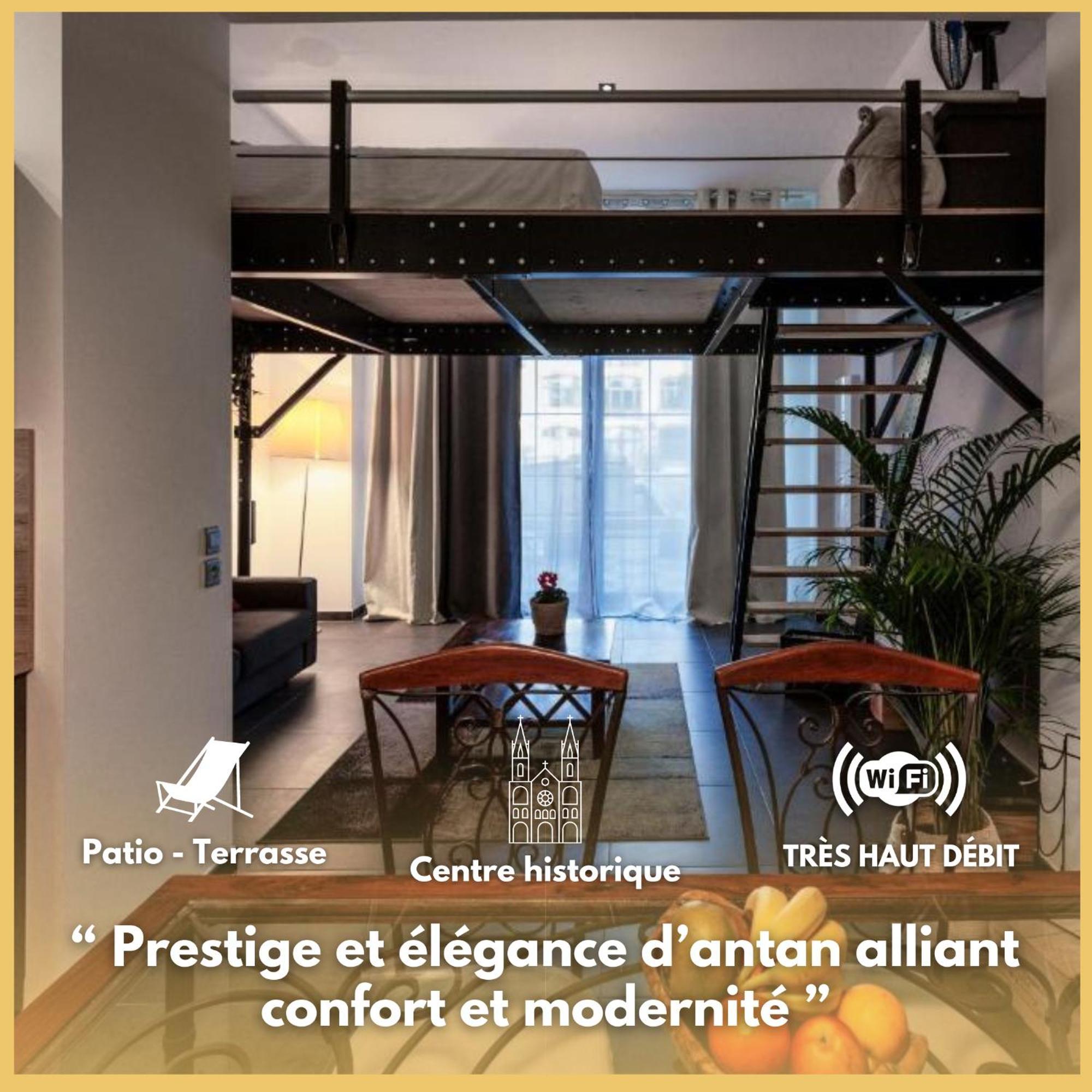 Manhattan Loft - Centre - 5 Mn A Pied Gare - Parking Prive - Patio Troyes Eksteriør billede